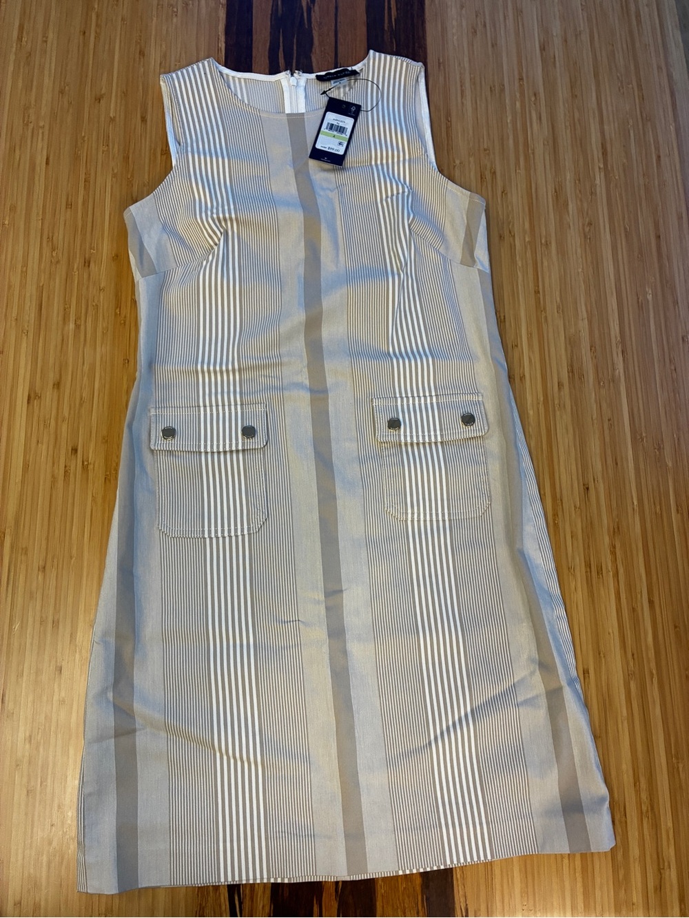 Tommy Hilfiger Striped Sleeveless Dress